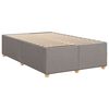 vidaXL Boxspring posteľ s matracom sivohned&yacute; 120x200 cm l&aacute;tka