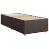 vidaXL Boxspring posteľ s matracom tmavohned&aacute; 100x200 cm l&aacute;tka