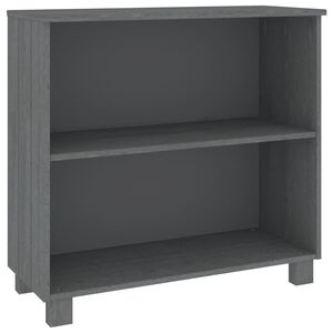 vidaXL Komoda HAMAR, tmavosiv&aacute; 85x35x80 cm, borovicov&yacute; mas&iacute;v