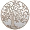 vidaXL Zrkadlo pieskov&eacute; 40x2,5 cm železo okr&uacute;hle interi&eacute;rov&eacute;