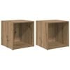 vidaXL Zostava TV skriniek 2 pcs Remeseln&yacute; dub 37 x 35 x 37,5 cm