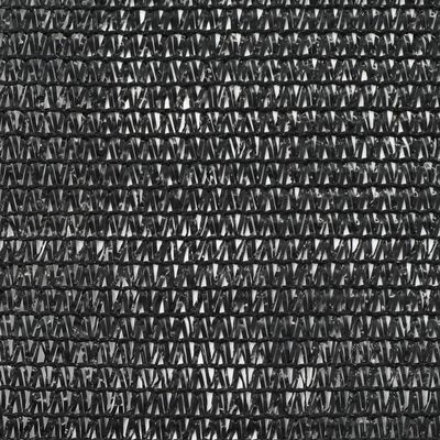 vidaXL Zástena na tenisový kurt, HDPE 2x100 m, čierna