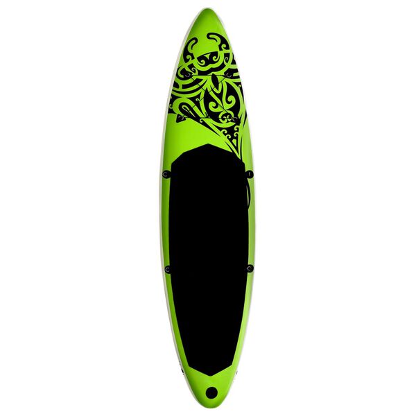 vidaXL Nafukovací Stand Up Paddleboard 366x76x15 cm zelený