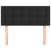 vidaXL Čelo postele čierne 100x5x78/88 cm umelá koža