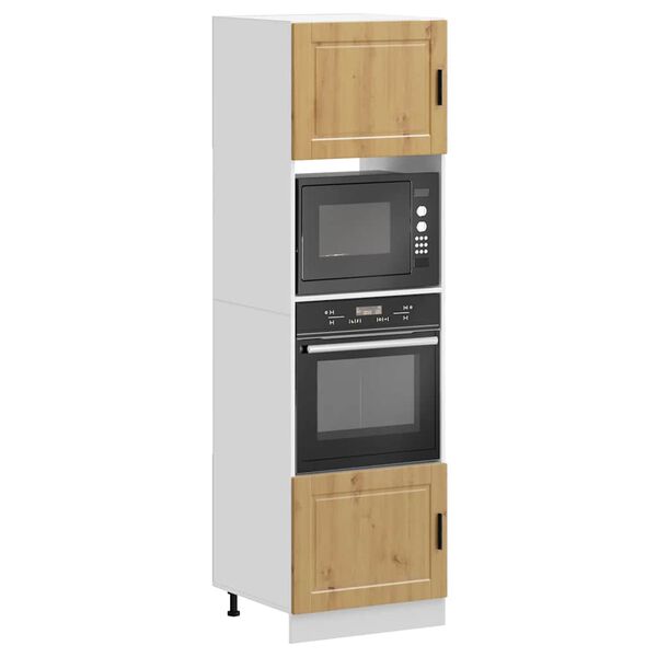 VidaXL Skrinky na pec 2 ks Porto, dub artisan, kompozitn&eacute; drevo