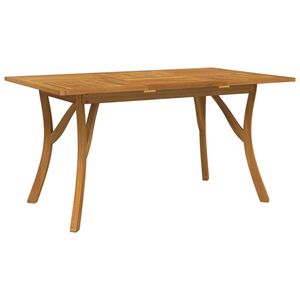 vidaXL Z&aacute;hradn&yacute; st&ocirc;l 150x90x75 cm ak&aacute;ciov&yacute; mas&iacute;v