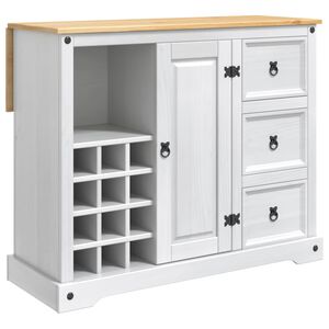VidaXL &Uacute;ložisko v kuchyni Biely a vosk z medu 112 x 70 x 91,5 cm