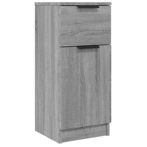vidaXL Komoda siv&yacute; dub sonoma 30x30x70 cm spracovan&eacute; drevo