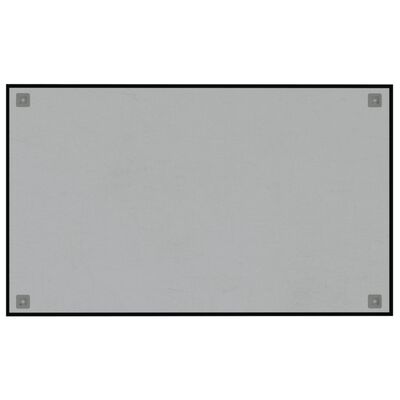 vidaXL Nástenná magnetická tabuľa čierna 100x60 cm tvrdené sklo