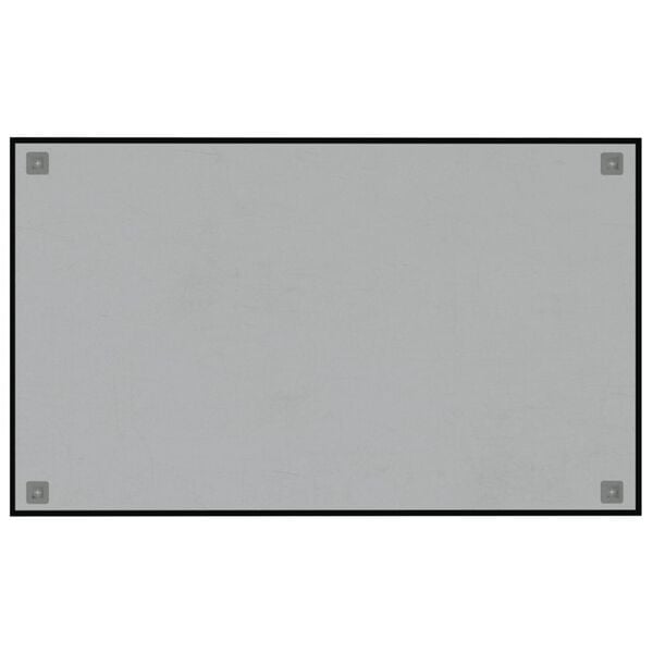 vidaXL Nástenná magnetická tabuľa čierna 100x60 cm tvrdené sklo