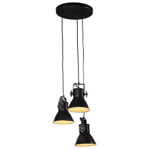 vidaXL Z&aacute;vesn&aacute; lampa 25 W čierna 30x30x100 cm E27