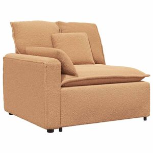 vidaXL Modul&aacute;rna opierka na ruky s vank&uacute;&scaron;mi, b&eacute;žov&aacute;, 100 cm