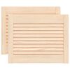 vidaXL Lamelov&eacute; dvere 2 ks Pr&iacute;rodn&aacute; 69 x 49,4 cm Borovicov&yacute; mas&iacute;v