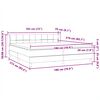 vidaXL Box Spring Posteľ s matracmi Svetlosiv&aacute; 180x210 cm Zamat