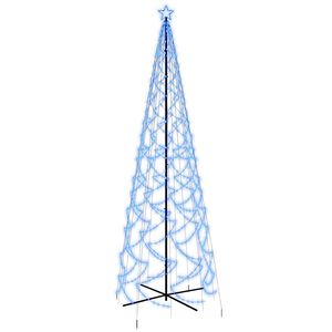 vidaXL Vianočn&yacute; stromček kužeľ modr&yacute; 1400 LED 160x500 cm