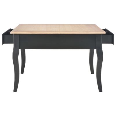 vidaXL Konferenčný stolík, čierny 80x80x50 cm, drevo
