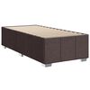 vidaXL Boxspring posteľ s matracom tmavohned&aacute; 90x190 cm l&aacute;tka