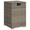 vidaXL Stol&iacute;k na zakrytie prop&aacute;novej fľa&scaron;e siv&yacute; 40x40x60 cm polyratan