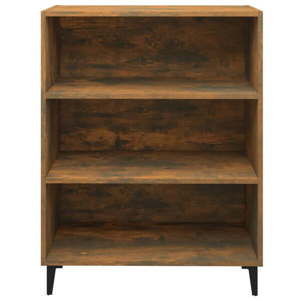 vidaXL Komoda dymový dub 69,5x32,5x90 cm spracované drevo