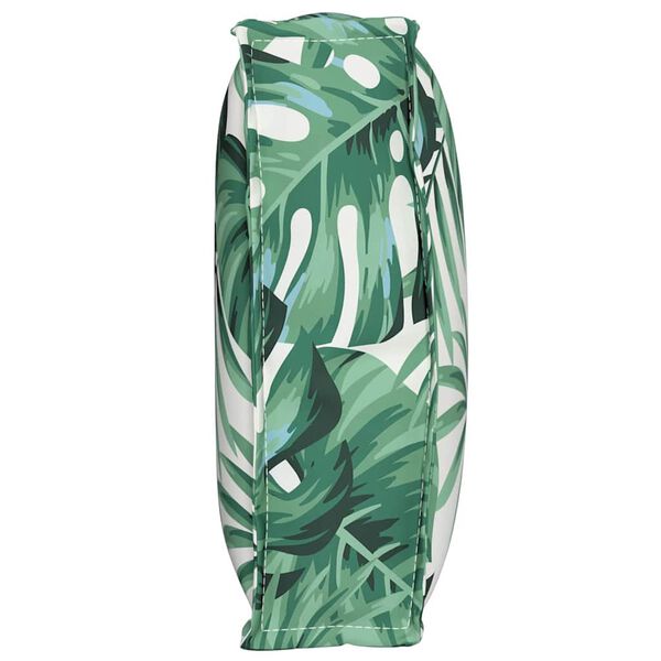 vidaXL Vankúš na paletové operadlo Vzor s listami 60 x 40 x 12 cm