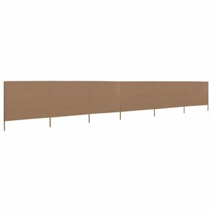 vidaXL 6-panelov&aacute; z&aacute;brana proti vetru &scaron;edohned&aacute; 800x80 cm l&aacute;tkov&aacute;