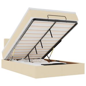 VidaXL Osmansk&aacute; posteľ s matracom a LED kr&eacute;movou 120x200 cm L&aacute;tka