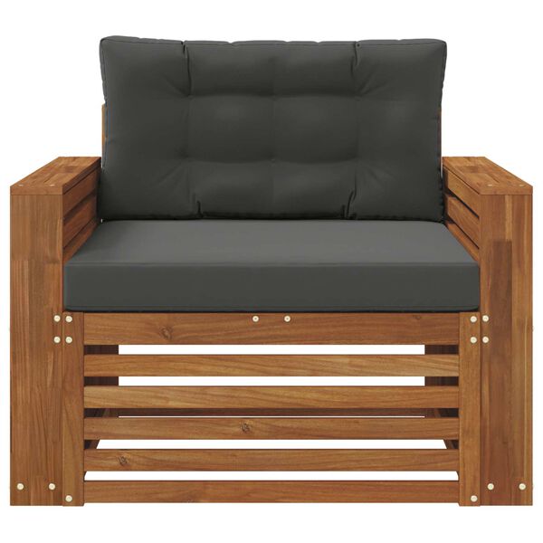 vidaXL Z&aacute;hradn&aacute; s&uacute;prava gaučov Mas&iacute;vne ak&aacute;ciov&eacute; drevo a polyester