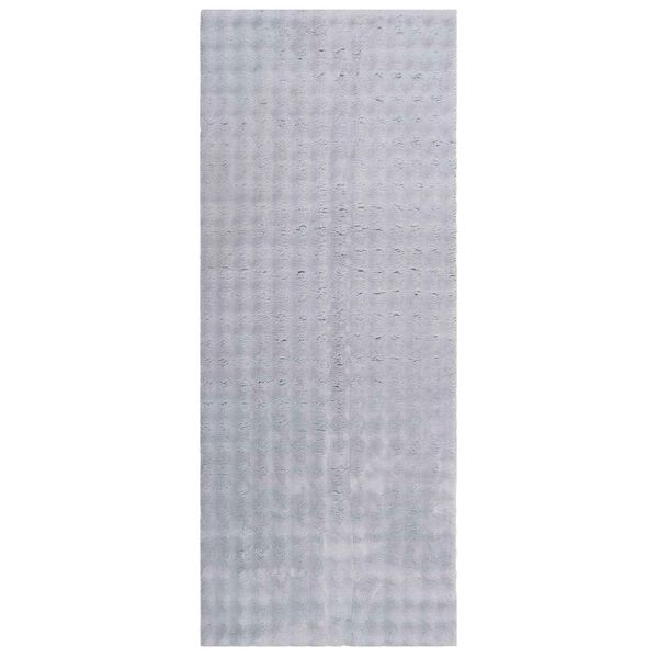 vidaXL Kusov&eacute; koberce Obdĺžnikov&yacute; HUARTE Siv&aacute; 200 x 80 cm Polyester