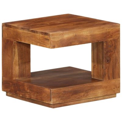 vidaXL Konferenčný stolík 45x45x40 cm masívne akáciové drevo