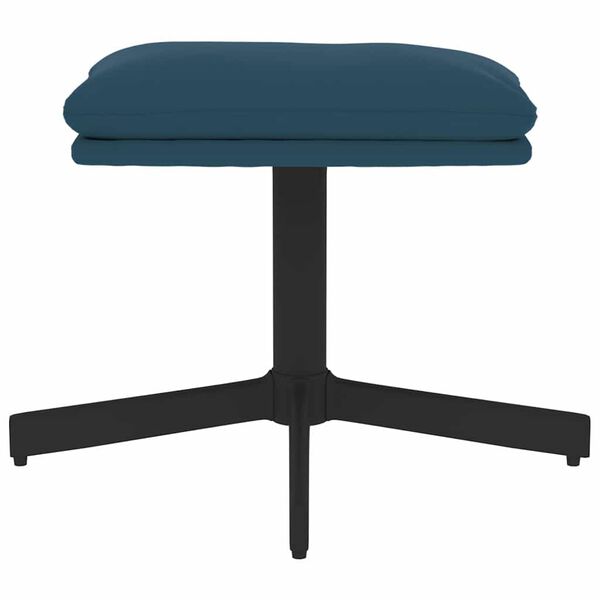 vidaXL Podnožka modr&aacute; 60x60x36 cm zamatov&aacute;