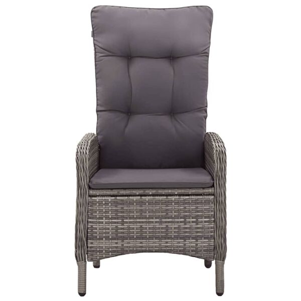 vidaXL 5-dielna z&aacute;hradn&aacute; jed&aacute;lensk&aacute; s&uacute;prava siv&aacute;