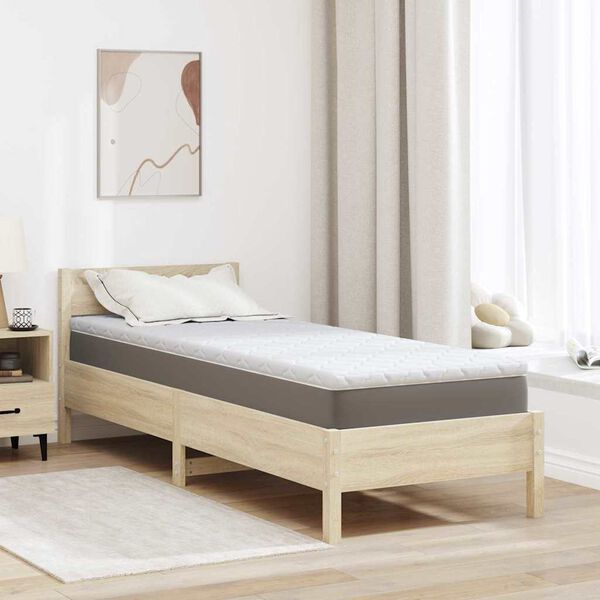 vidaXL Kokosov&yacute; topper Biela 70 x 200 cm žak&aacute;rov&aacute; tkanina