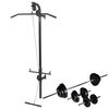 vidaXL N&aacute;stenn&aacute; posilňovacia veža s činkami barbell a dumbbell 30,5 kg