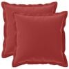 vidaXL Poťah na podložku 2 ks HOUTEN V&iacute;no červen&eacute; 40 x 40 cm Polyester