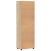 vidaXL Highboard FLORIN Sonoma dub 60 x 35 x 182 cm Kompozitn&eacute; drevo