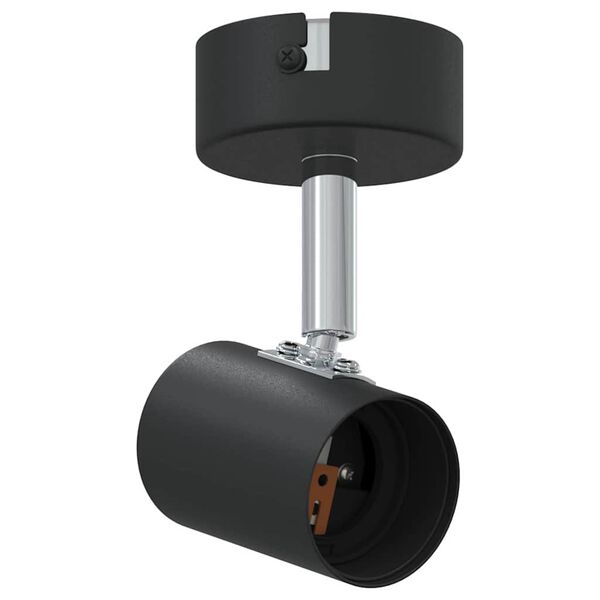 vidaXL Stropn&eacute; bodov&eacute; svetlo so bodmi Čierna 6,5 x 6 x 11,5 cm Kov