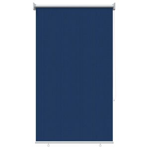 vidaXL Vonkaj&scaron;ia roleta s blokovan&iacute;m UV žiarenia 90% Modr&aacute; 80 x 140 cm
