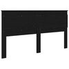 vidaXL Zadn&eacute; čelo s čelnou doskou Čierny dub 200 cm Kompozitn&eacute; drevo