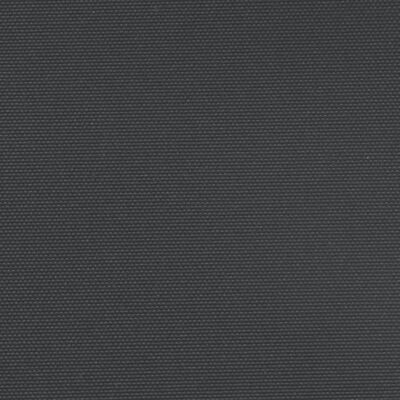 vidaXL Zaťahovacia bočná markíza, čierna 220x600 cm