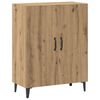 vidaXL Komoda dub artisan 70x34x90 cm kompozitn&eacute; drevo