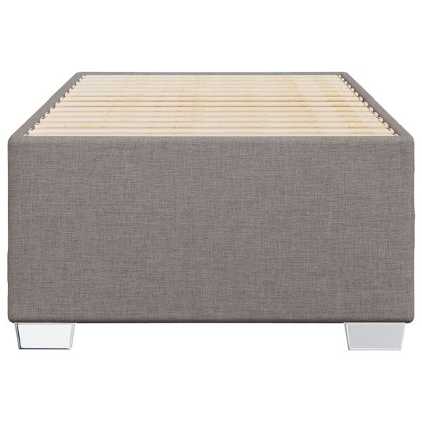 vidaXL R&aacute;m postele bez matraca Taupe 80x200 cm L&aacute;tka