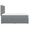 vidaXL Boxspring posteľ s matracom svetlosiv&aacute; 100x200 cm l&aacute;tka