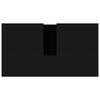 vidaXL Skrinka do kúpeľne, čierna 60x33x61 cm, kompozitné drevo