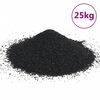 vidaXL Akv&aacute;riov&yacute; piesok 25 kg čierny 0,2-2 mm
