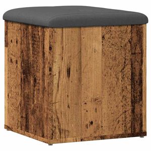 vidaXL &Uacute;ložn&aacute; lavica Old Wood 42x42x45 cm Kon&scaron;trukčn&eacute; drevo