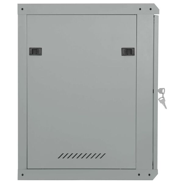 vidaXL Sieťový kabinet s úložiskom Sivá 53 x 60 x 60 cm Oceľ