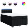 vidaXL Boxspring posteľ s matracom čierny 120x200 cm l&aacute;tka