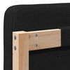 vidaXL Čal&uacute;nen&eacute; čelo postele s čelnou doskou Hned&aacute; a čierna 80 cm