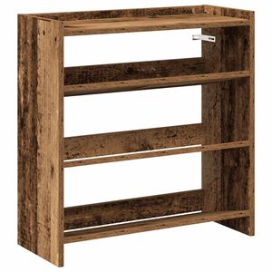 vidaXL Reg&aacute;l na top&aacute;nky star&eacute; drevo 60x25x62 cm spracovan&eacute; drevo