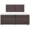 vidaXL Boxspring posteľ s matracom tmavohned&aacute; 200x200 cm l&aacute;tka
